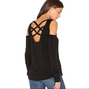 Generation Love Marie Crisscross Sweatshirt Black